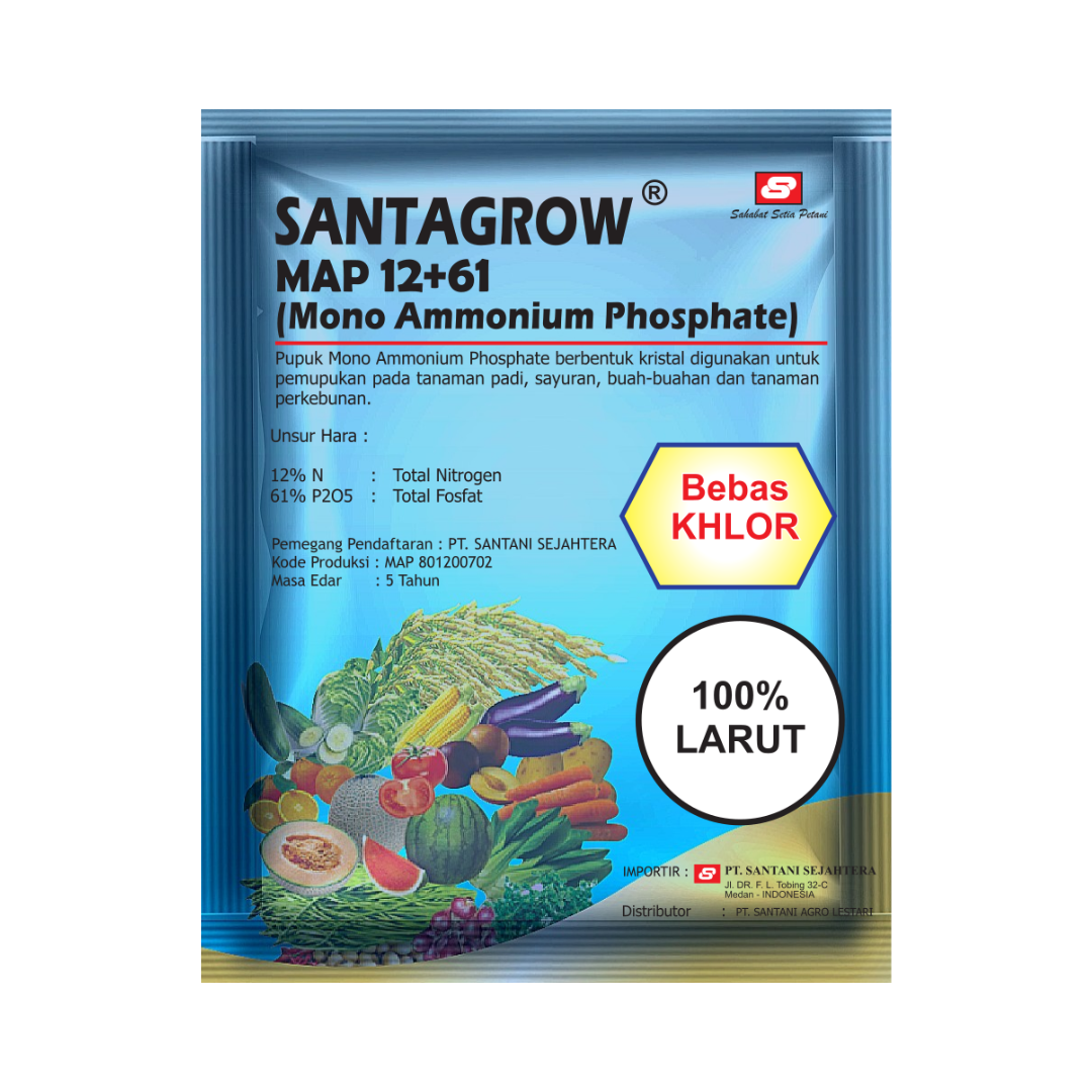 SANTAGROW MAP 12+61 (MONO AMMONIUM PHOSPATE)