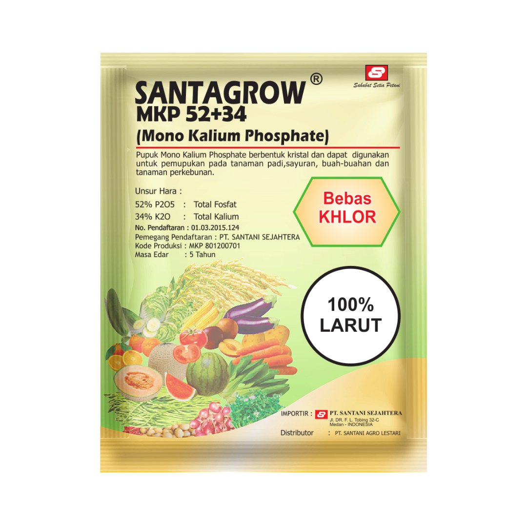SANTAGROW MKP 52+34 (MONO KALIUM PHOSPATE)